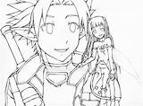 Online Kirito Coloring Sao Sword Pages Asuna Anime Drawing Para Yui Desenho Alfheim Getdrawings Ideias Colorir Desenhos Deviantart Getcolorings Popular sketch template