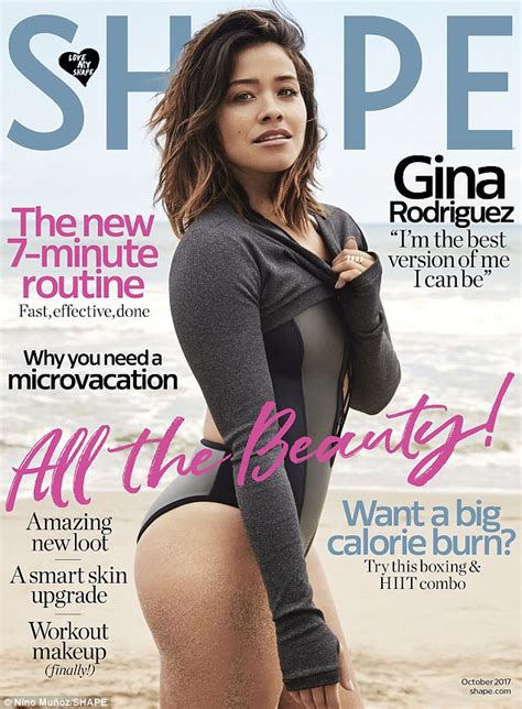 gina rodriguez shows off her curves on the cover of shape