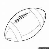 Football Coloring Pages Printable Sports Stencil Stencils Footballs Color Print Colour Crafts Thecolor Template Outline Kids Templates Sheets Ball Clip sketch template