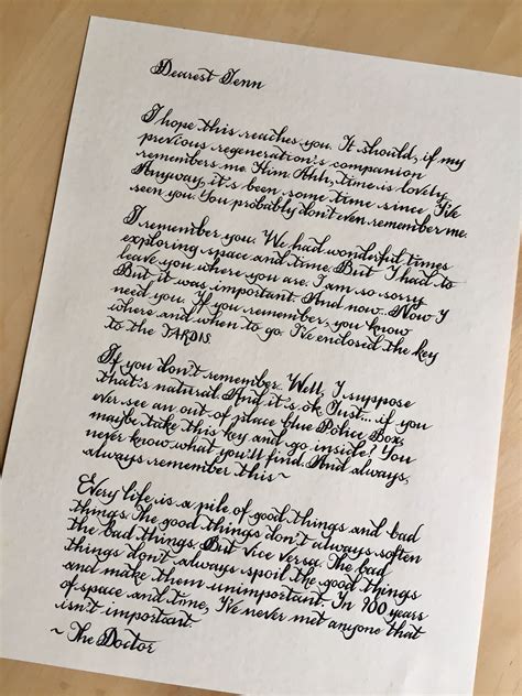 write  hand written marketing letter amelie text