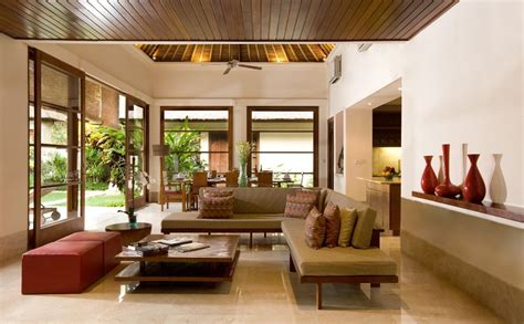 indonesian balinese style decor clean  airy living space house
