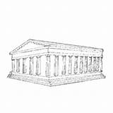 Parthenon Coloring Pages Surfnetkids sketch template
