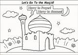 Mewarnai Masjid Nabawi Islamic Lomba Mosque Muslim Tk Terlengkap Marimewarnai Sumber sketch template