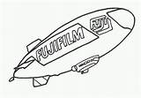 Zeppelin Zepelin Blimp Zepelines Goodyear Motivo Compartan Disfrute Pretende Niños sketch template