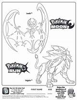 Lunala Solgaleo Meal Yungoos Whish sketch template