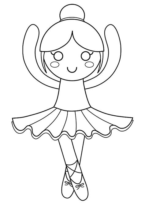 print coloring image momjunction ballerina coloring pages