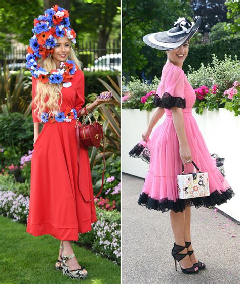 royal ascot worst dressed girl in orange hat suffers fake tan fail style life and style