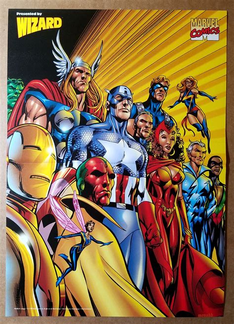 Avengers Captain America Marvel Comics Poster By Alan Davis