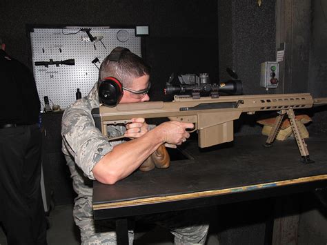 Aedc Commander Tours Barrett Firearms Arnold Air Force Base Article