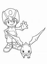 Digimon Coloring Pages Picgifs Pokemon Color sketch template