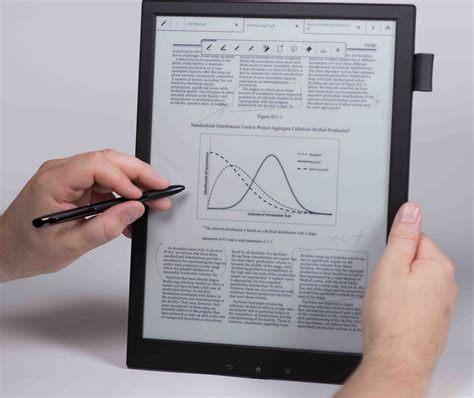 sony promises      notepad  flexible digital paper