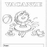 Vacanze Quaderno Copertina Mammafelice sketch template