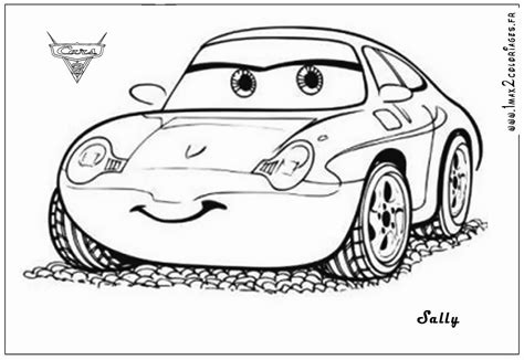 lightning mcqueen  sally coloring pages
