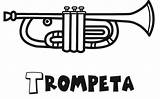 Trompeta Aprenden Juegan Divierten sketch template