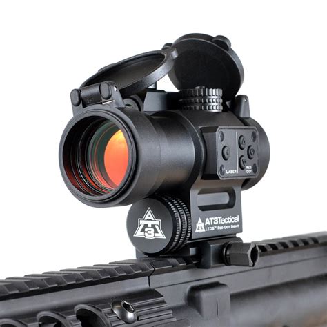 leos red dot sight  integrated laser riser  tactical