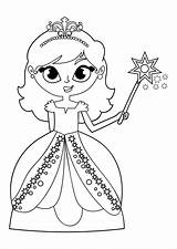 Prinzessin Malvorlage Zauberstab Ausdrucken sketch template