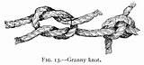 Knots Gutenberg Rope Splices Ropes Knot Granny Work Two Under Verrill Hyatt Fig sketch template