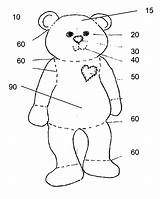 Bear Corduroy Pages Coloring Template sketch template
