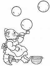 Bubbles Coloring Pages Blowing Colouring Bubble Printable Baby Template Color Sketch Visit Getcolorings sketch template