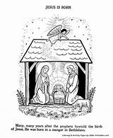 Jesus Coloring Born Pages Birth Bible Clipart Bethlehem Christmas Printables Baby Testament Manger Nativity Printable Sheets School Sunday Visit Webstockreview sketch template