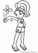 Polly Pocket Coloring Pages Print sketch template