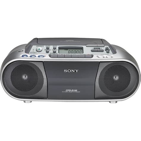 sony cfd  cd radio cassette recorder cfdssilver bh photo