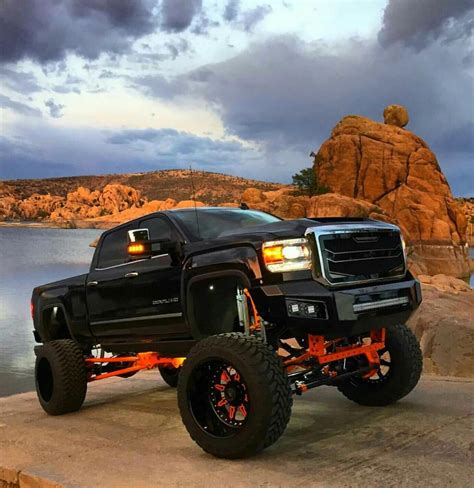 incredible jacked  trucks pictures ideas greenful