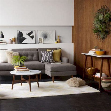 mid century modern living room decor inspirations