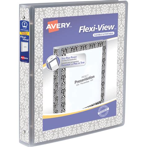 avery flexi view binder  view binders avery