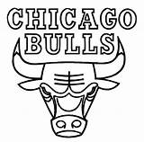 Nba Coloring Pages Bulls Chicago Printable Basketball Print sketch template