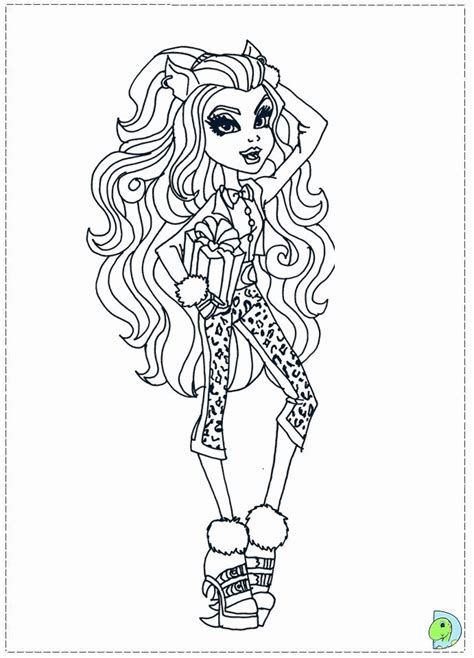 monster high doll paper colouring pages page  monster high