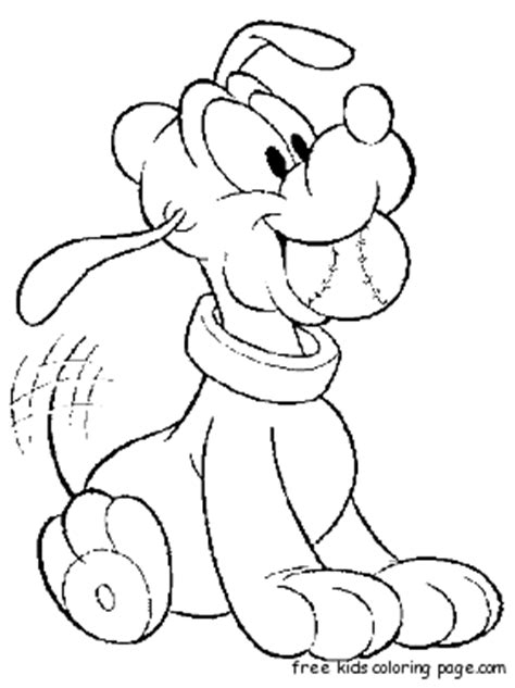 disney baby goofy coloring pages  childrensfree kids coloring page