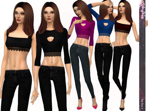 casual yet set by simsimay at tsr sims 4 updates