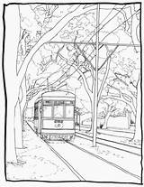 Streetcar Getdrawings Drawing sketch template