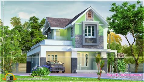cute  house plan kerala home design  floor plans  dream