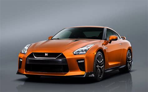 nissan gt   nissan gtr car vehicle simple background reflection orange cars wallpapers