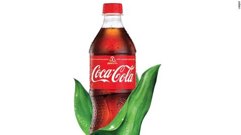 new coke bottle made entirely from plants