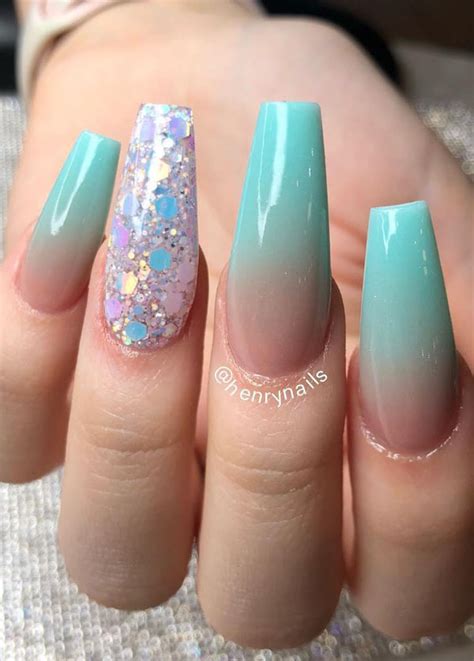 stunning mint nails    page  tiger feng