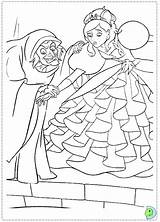 Enchanted Giselle Princess Zaczarowana Dinokids Kolorowanki Dzieci Coloringhome sketch template