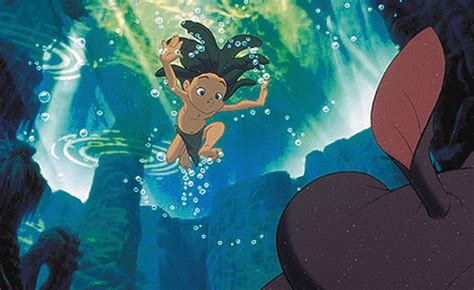 Tony Goldwyn And Alex D Linz In Tarzan 1999 Disney