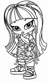 Monster High Coloring Pages Cleo Nile Choose Board Colouring Cartoon sketch template