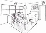 Perspective Drawing Interior Room Point Furniture Draw Drawings Yahoo Search Sketches Two House Rooms Sketch Bedroom Choose Board 3d Results sketch template