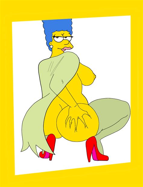 Rule 34 Androidspaints Big Butt High Heels Marge Simpson Tagme The