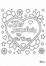 Teacher Coloring Appreciation Pages Print Bubakids Flowers sketch template