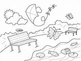 Park Coloring Pages Colouring Summer 458px 25kb sketch template