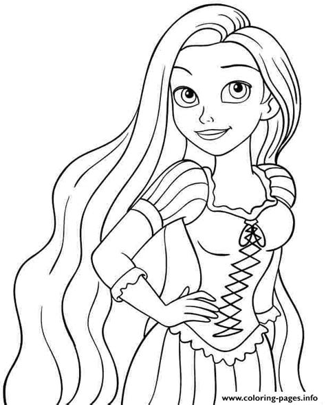 print baby princess disney rapunzel coloring pages disney princess