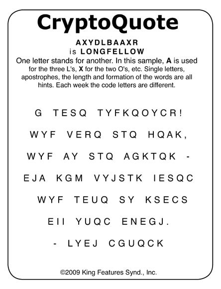 printable cryptoquote puzzles rossy printable