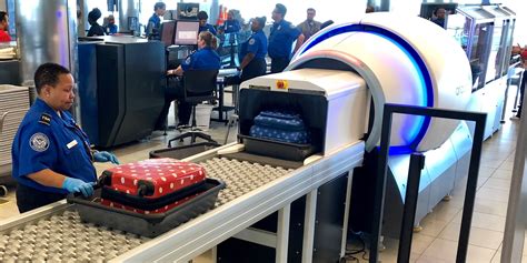 tsa  trial ct checkpoint scanners  baltimore washington airport