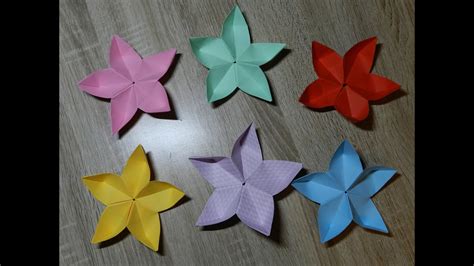 origami bild origami seerose anleitung einfach