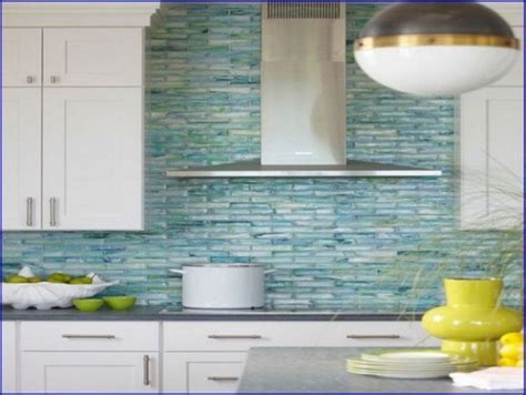 16 Awesome Sea Glass Backsplash Tile Collections For Amazing Kitchen